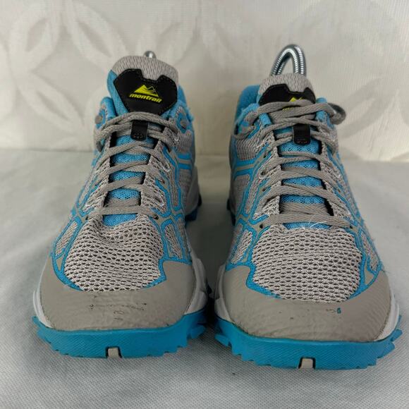 Montrail Women's Trans Alps F.K.T. Grey Blue Hiking Shoes GL2226-019 Size 8.5 - Picture 3 of 11